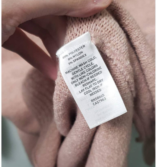 BP Nordstrom Super Soft Pink Adobe Longline Turtleneck Sweater BP420420MI Small - Picture 10 of 11